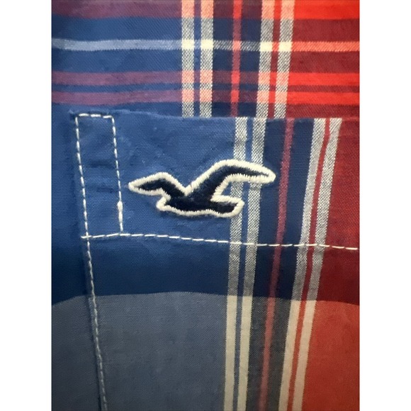 Hollister Plaid Button Up Shirt Size XL - Picture 2 of 9